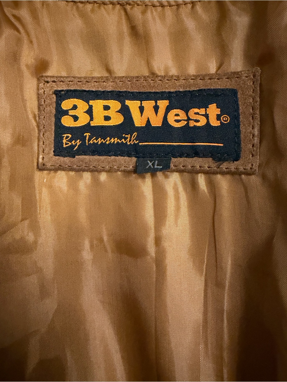 3B West by Tansmith Genuine Suede Leather Fringe Western Coat XL - Picture 15 of 16